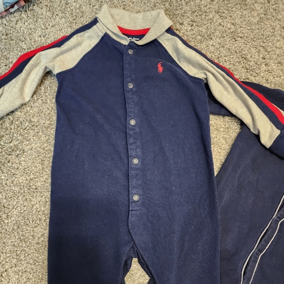 Ralph Lauren footsie set. 9 Month. - Picture 2 of 3
